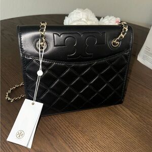 Tory Burch convertible shoulder bag in black